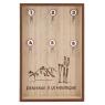 Wall key holder made of MDF 