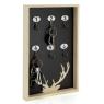 Wall-mounted key holder made of MDF