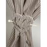 Curtain with heart-shaped tie back