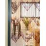 Wooden door curtain