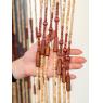 Wooden door curtain
