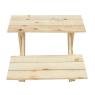 Pine wood plant stand