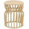 Rattan side table-Honey color