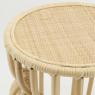 Rattan side table-Honey color