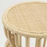 Rattan side table-Honey color