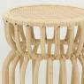 Rattan side table-Honey color