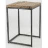 Metal and wood nesting tables