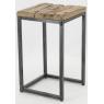 Metal and wood nesting tables