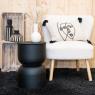 Metal side sofa