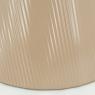 Lacquered metal end table