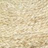 Round natural jute carpet