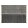 Grey cotton carpet