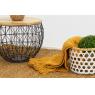 Round lacquered bamboo baskets