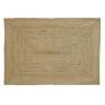 Tapis rectangulaire en jute naturelle