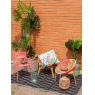 Polypropylene garden carpet - Diamonds