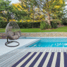 Polypropylene garden carpet - Stripes