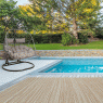 Big polypropylene garden carpet - beige