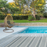 Tapis d'extérieur en  plastique recyclé