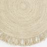 Tapis rond en jute