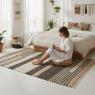 Jute and cotton carpet