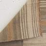 Tapis en jute naturel et coton