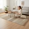Natural jute and cotton carpet
