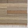 Grand tapis en jute naturel et coton