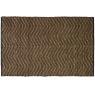 Grand tapis en jute et coton marron