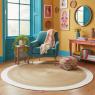 Carpet in paper and rush 