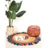 Round jute rug