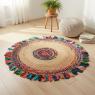 Round jute rug