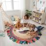 Round jute rug