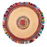 Round jute rug