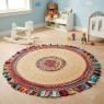 Round jute rug