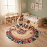 Round jute rug