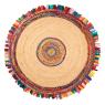 Round jute rug