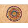 Round jute rug
