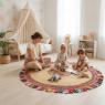 Round jute rug