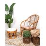 Rattan papasan stool