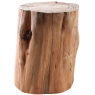 Stool/Planter made of natural fir wood.
