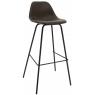 Brown imitation leather stools
