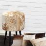 Cow skin stool