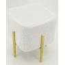 Tabouret en bouclette