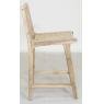 Tabouret de bar en teck naturel