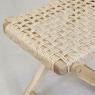 Tabouret en teck naturel