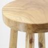 Bar stool in teak wood