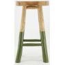 Bar stool in teak wood