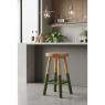 Bar stool in teak wood