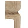 Stool in paulownia wood