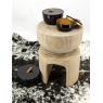 Tabouret en paulownia